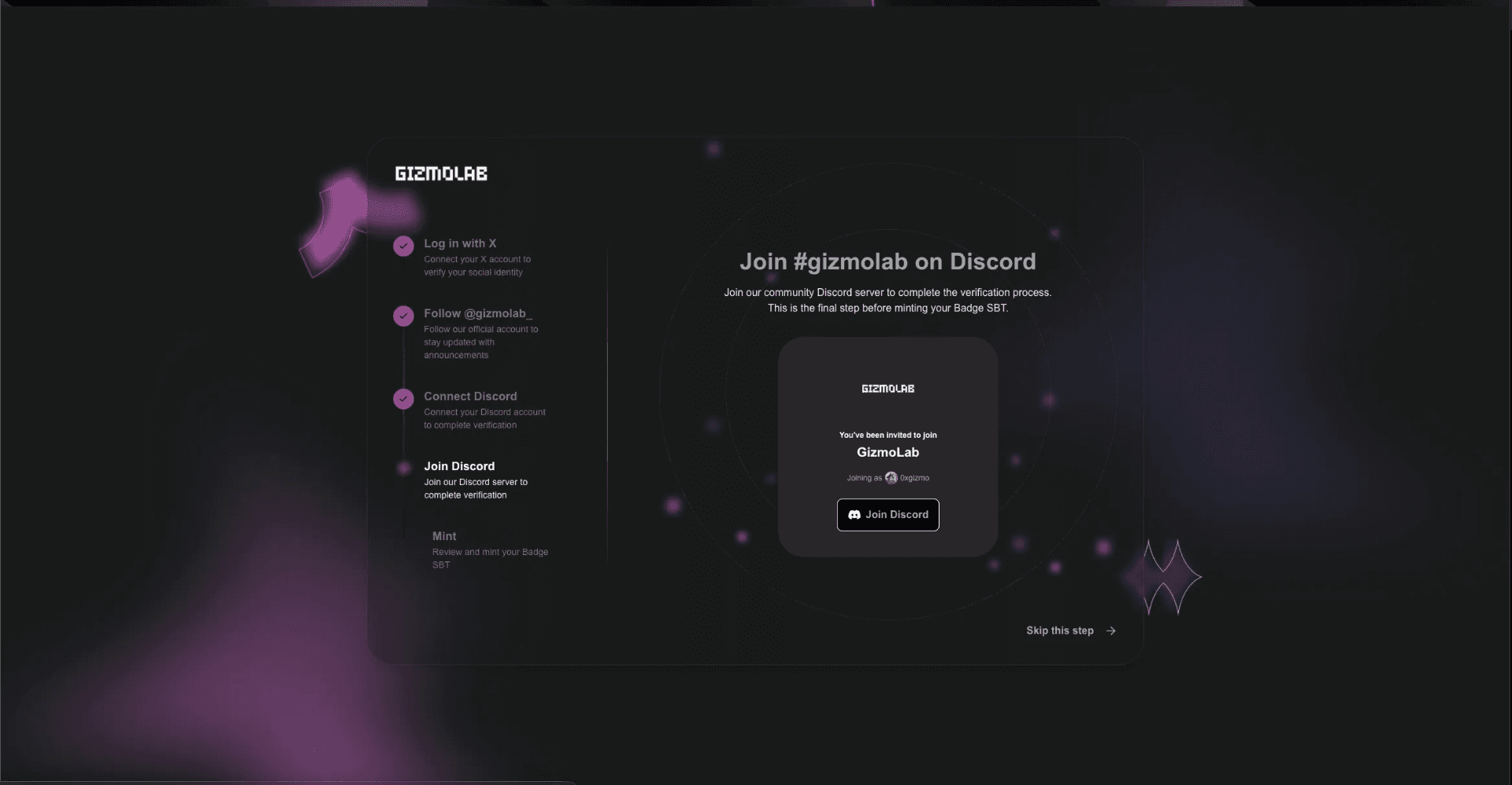 Gizmolab Community Badge