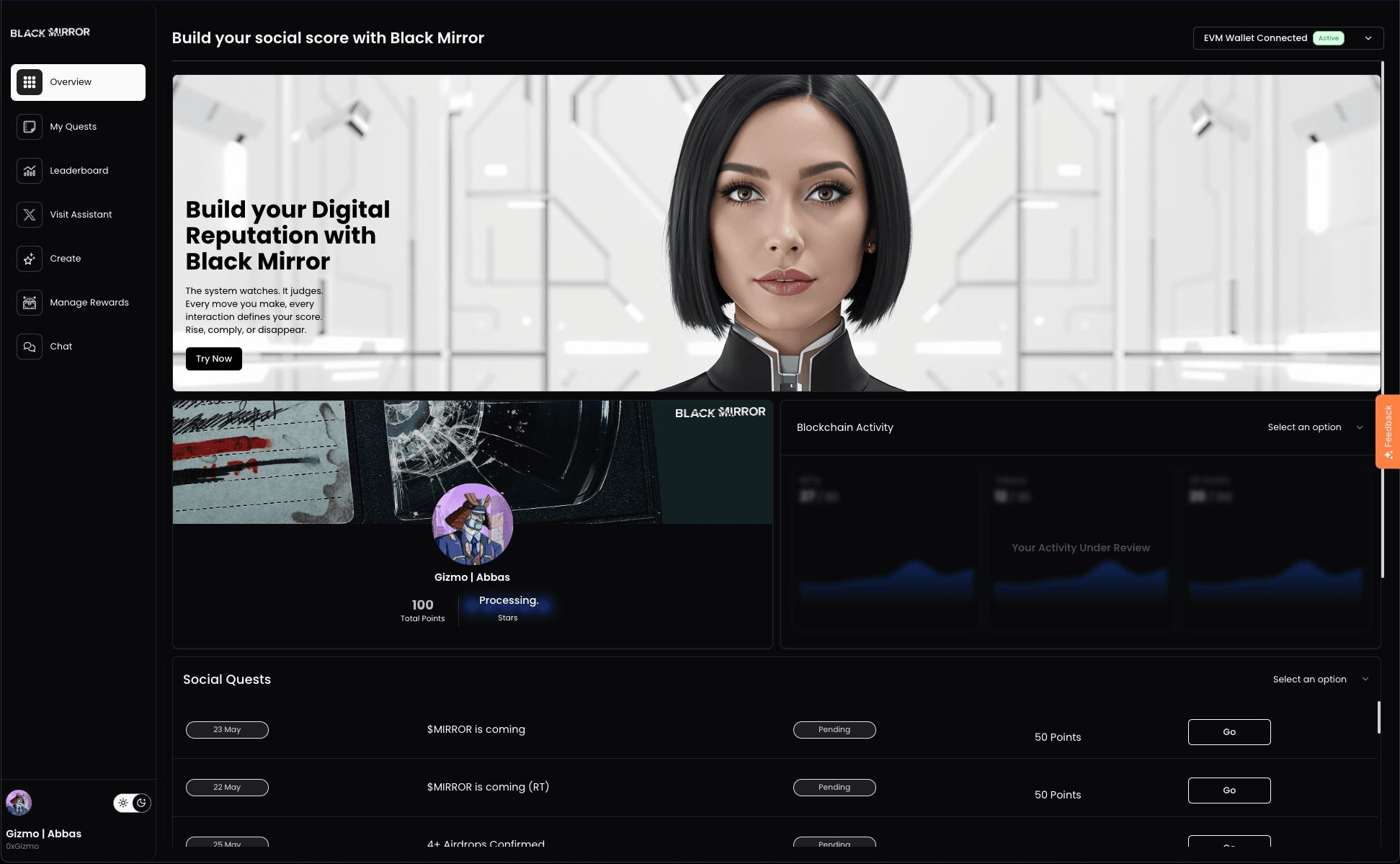 Black Mirror loyalty campaign
